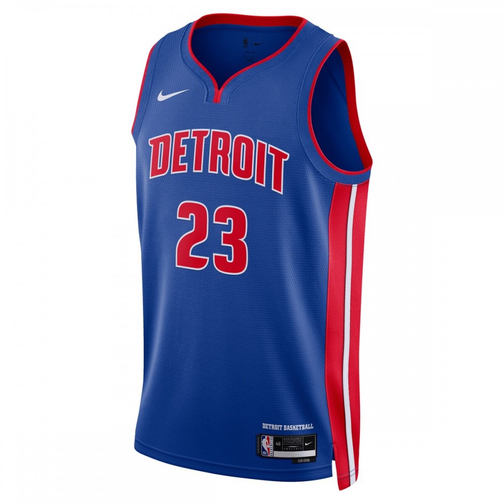 Jaden Ivey Detroit Pistons Nike Unisex 2022 NBA Draft First Round Pick Swingman Jersey - Icon Edition - Blue-League Wear Hub