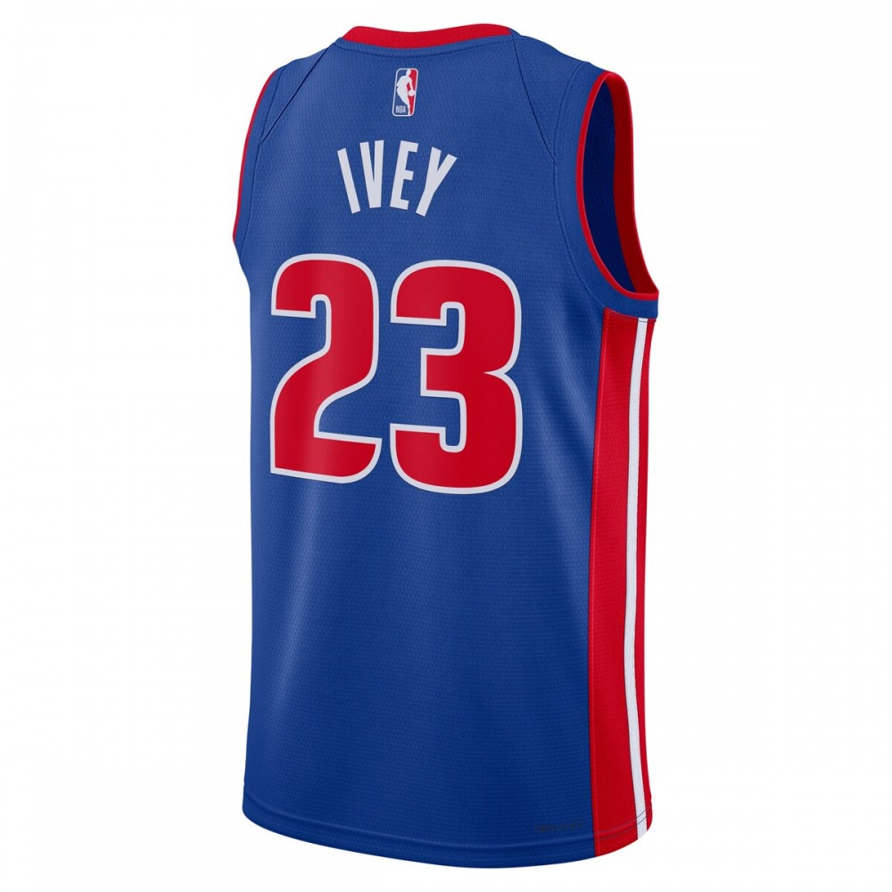 Jaden Ivey Detroit Pistons Nike Unisex 2022 NBA Draft First Round Pick Swingman Jersey - Icon Edition - Blue-League Wear Hub