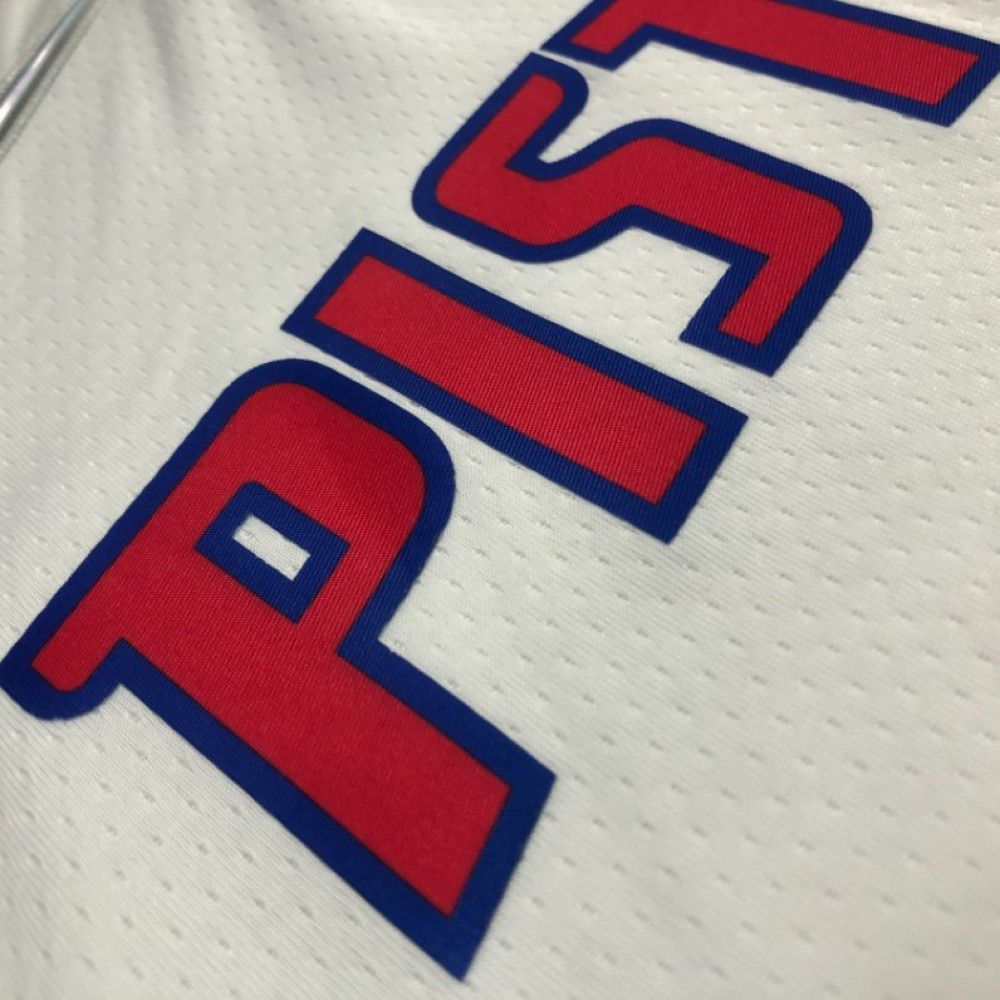 Men's Detroit Pistons Allen Iverson #1 Nike White 21/22 Swingman NBA Jersey - Icon Edition-League Wear Hub