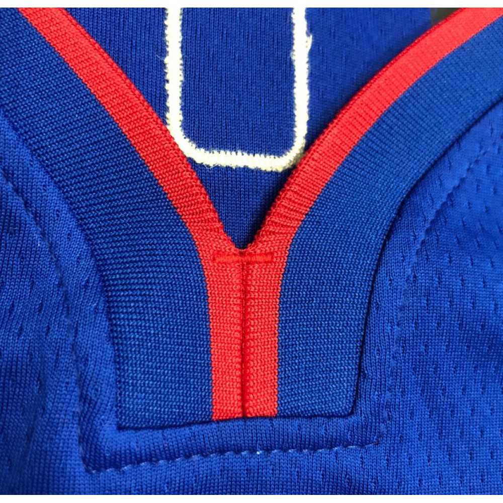 Men's Detroit Pistons Allen Iverson #1 Nike Blue 21/22 Swingman NBA Jersey - Icon Edition-League Wear Hub