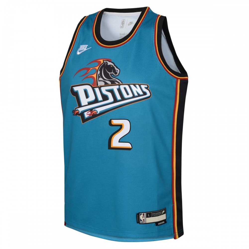 Cade Cunningham Detroit Pistons Nike Youth 22/23 Swingman Jersey Teal - Classic Edition-League Wear Hub
