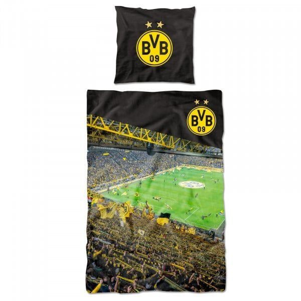 Dortmund Bedding Südtribüne - Black/Yellow-League Wear Hub