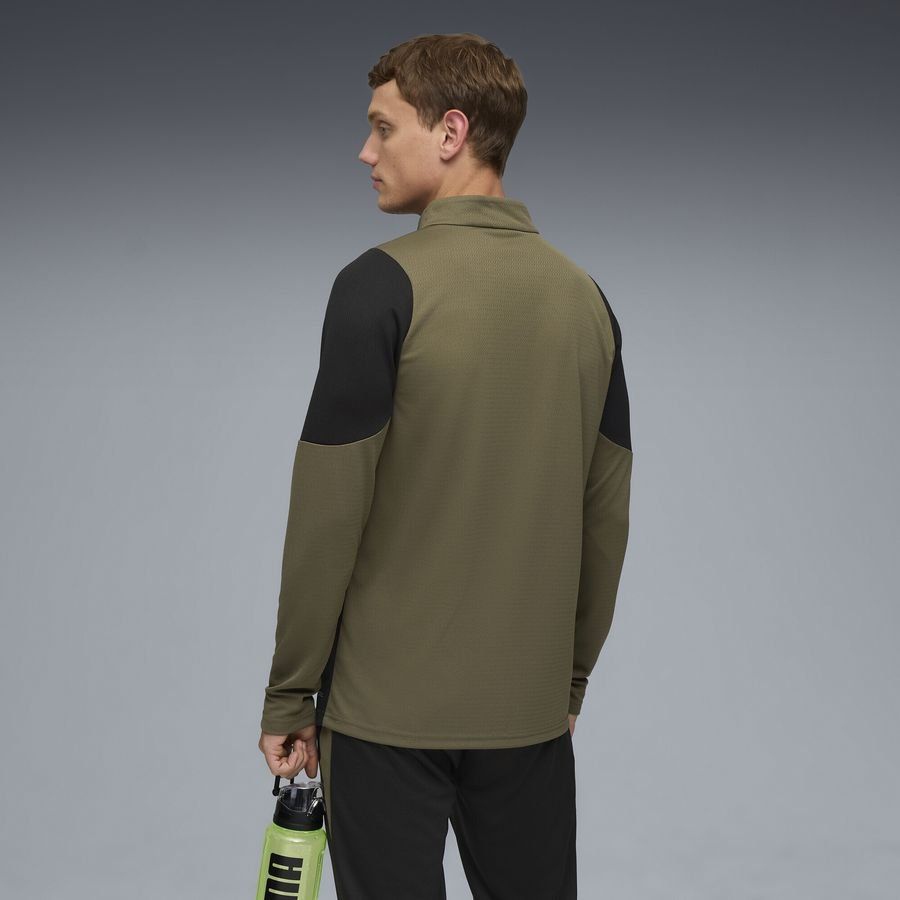 Dortmund Training Shirt 1/4 Zip - Loden Green/PUMA Black-League Wear Hub