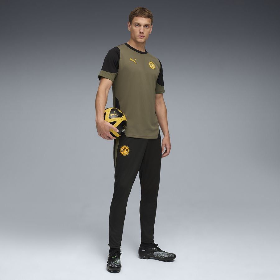 Dortmund Training T-Shirt - Loden Green/PUMA Black-League Wear Hub