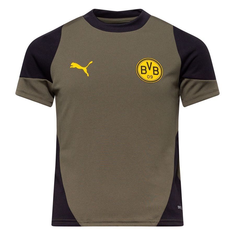 Dortmund Training T-Shirt - Loden Green/PUMA Black Kids-League Wear Hub