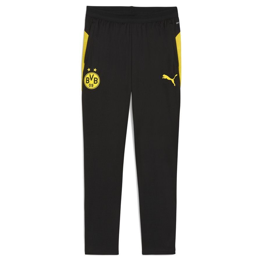 Dortmund Training Trousers - PUMA Black/Faster Yellow-League Wear Hub