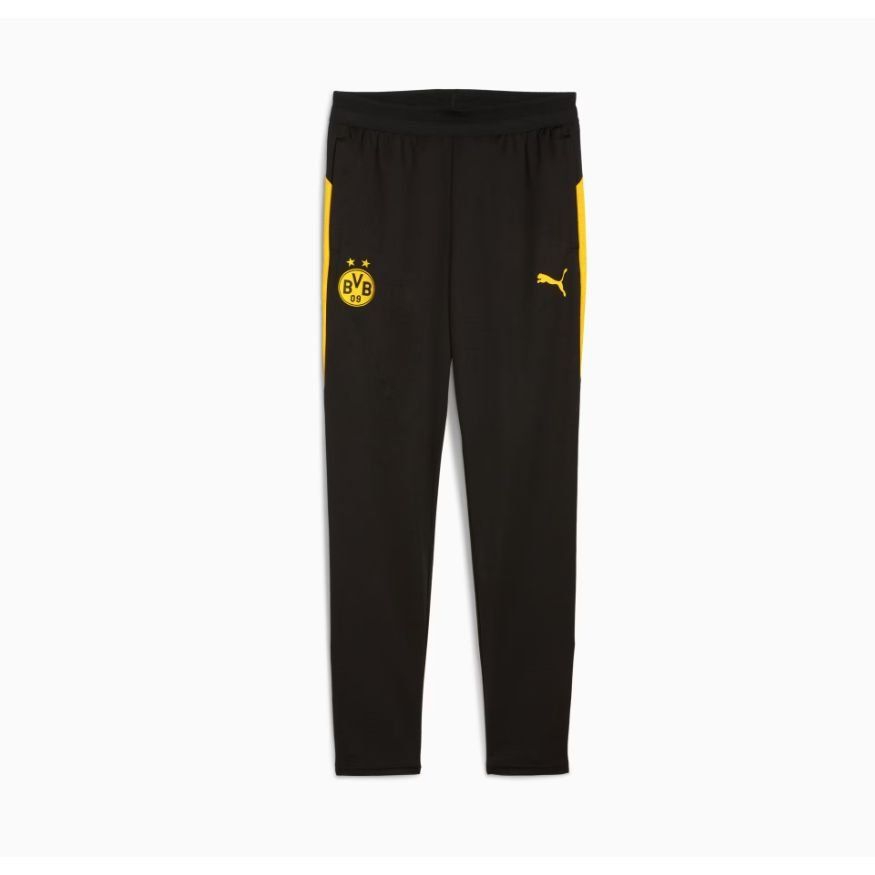 Dortmund Training Trousers - PUMA Black/Faster Yellow Kids-League Wear Hub
