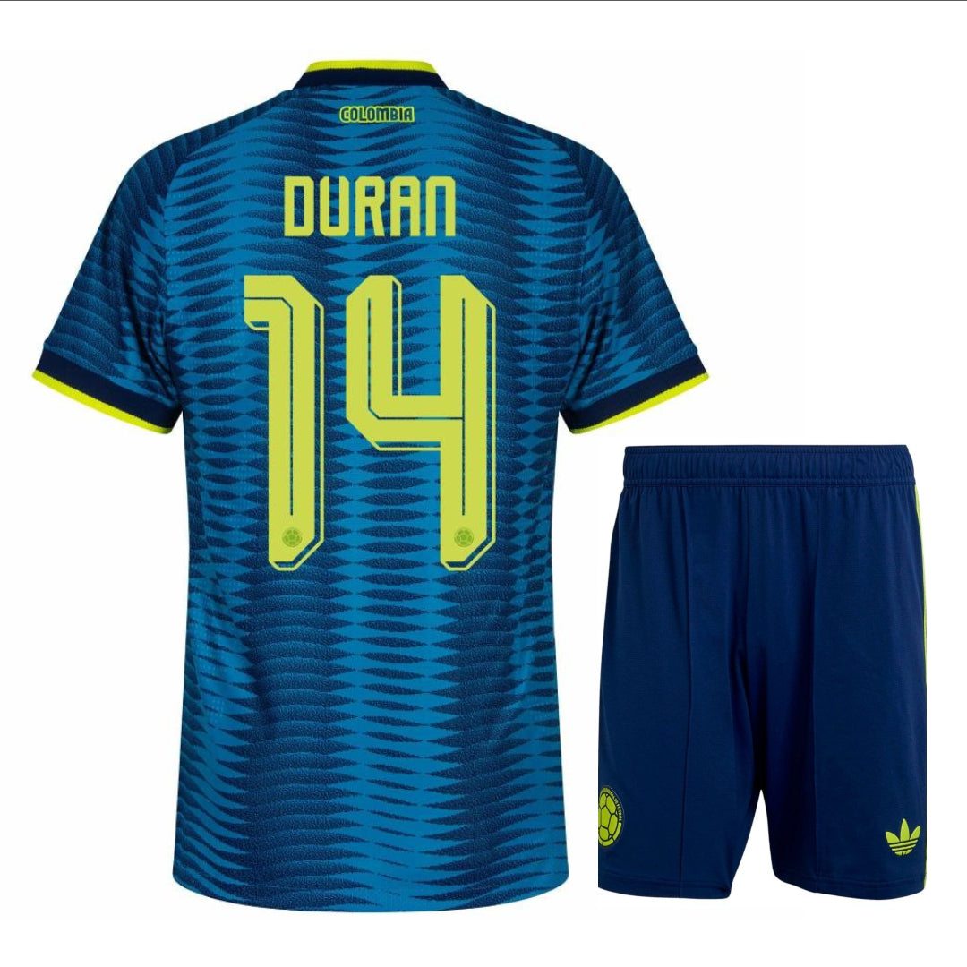Duran Colombia Away Kit Kids 26/27-League Wear Hub