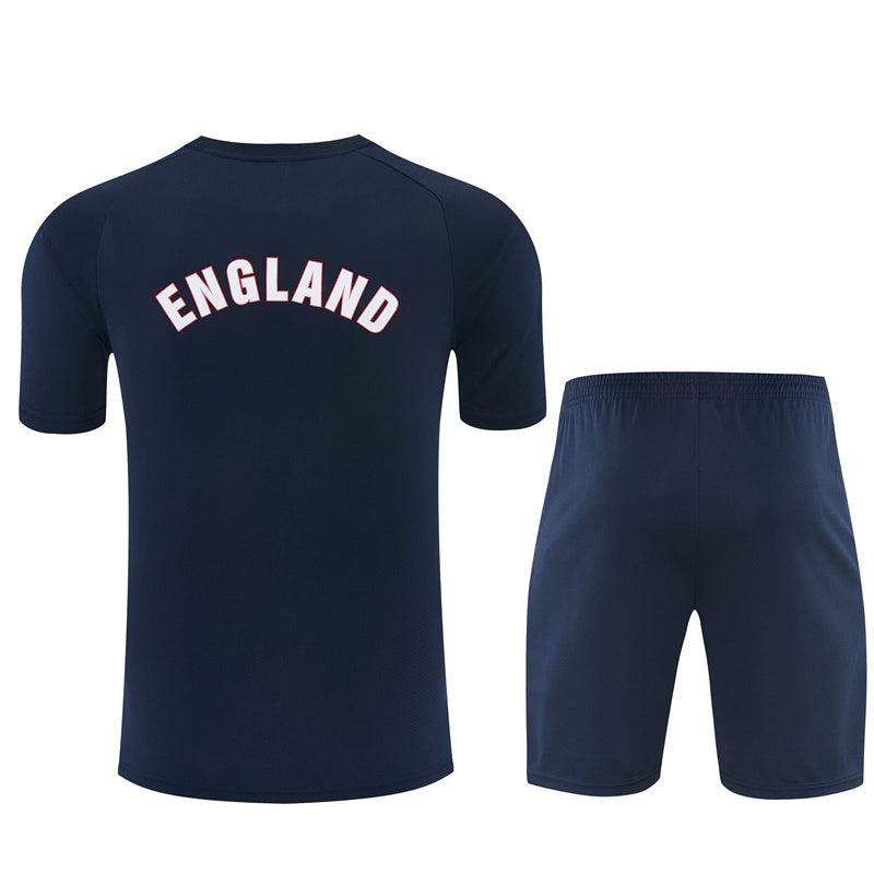 England Home Shirt and Shorts Set Black Men/Children 26/27-League Wear Hub
