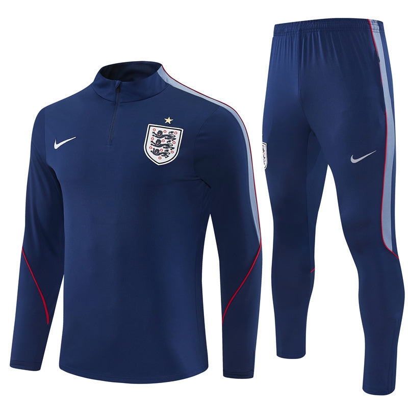 England Men's/Kids' Training Tracksuit 26/27 Blue-League Wear Hub