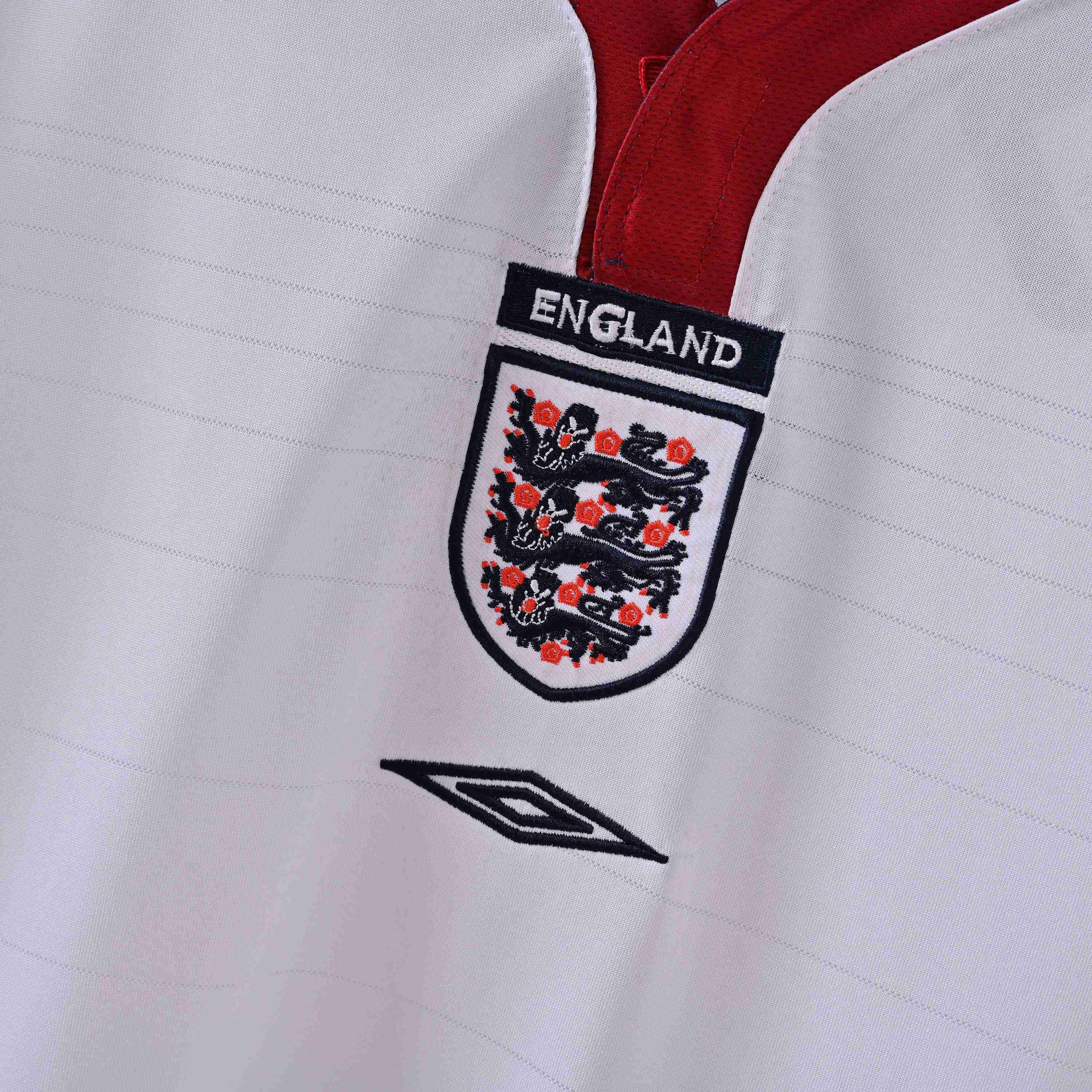 England Retro Vintage 2004 Home Men's Jersey-League Wear Hub