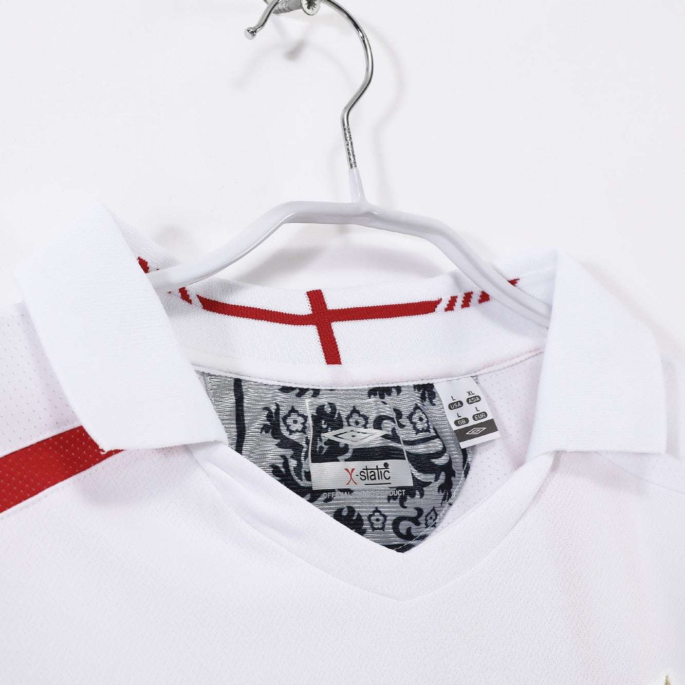 England Retro Vintage 2006 Home Men's Jersey-League Wear Hub