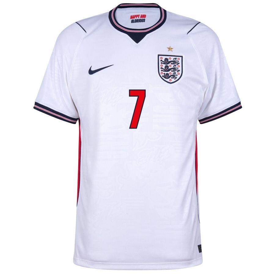 England Saka Men's Home Jersey 26/27-League Wear Hub