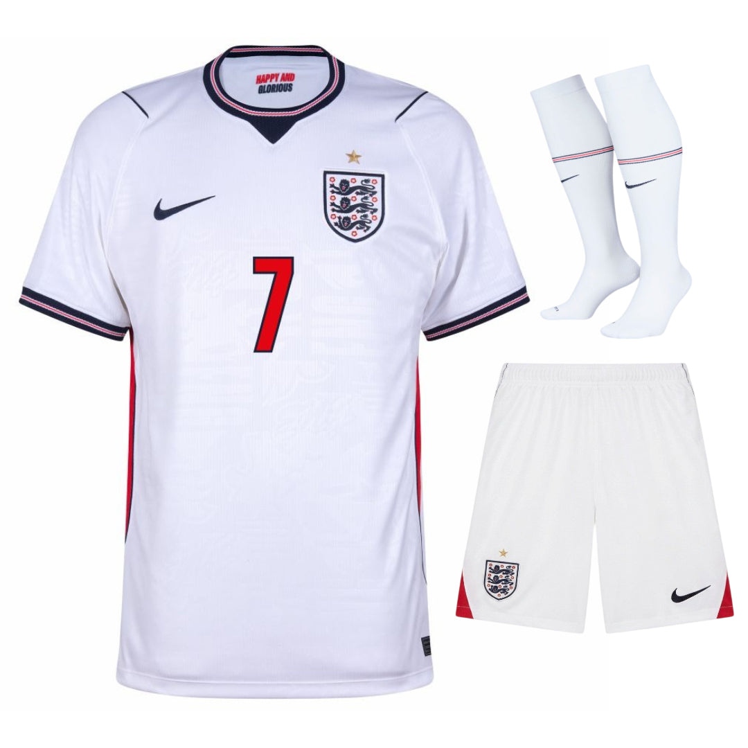 England Saka World Cup Kids Home Kit 26/27-League Wear Hub
