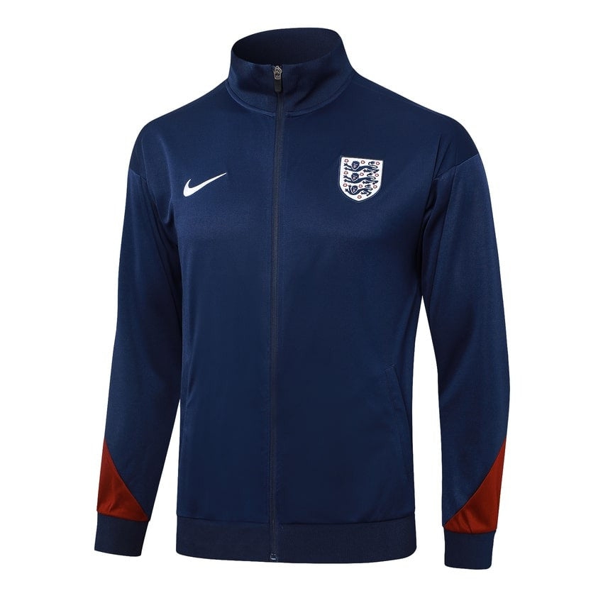 England Tracksuit Jacket Men/Kids 24/25 Dark Blue-League Wear Hub