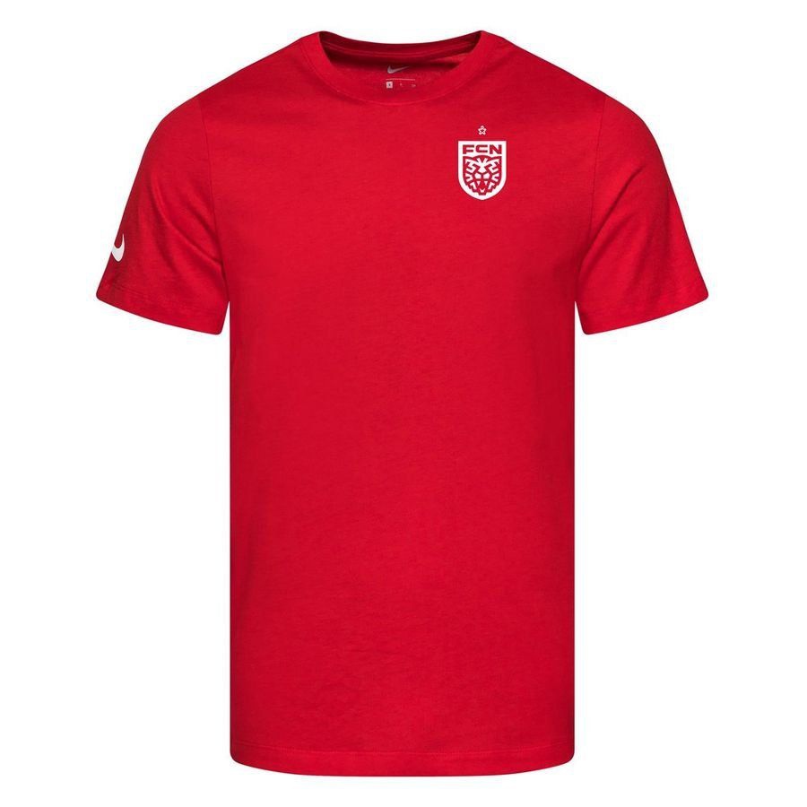 F.C. Nordsjælland T-Shirt - University Red/White Kids-League Wear Hub