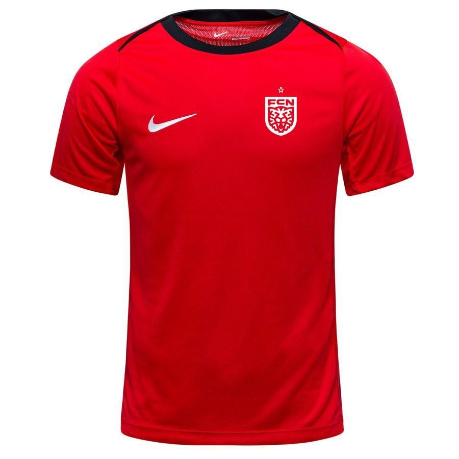 F.C. Nordsjælland Training T-Shirt - University Red/White/Black Kids-League Wear Hub