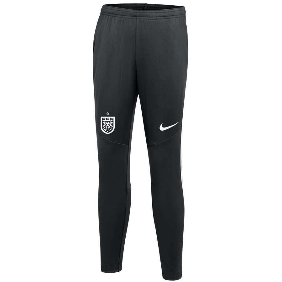 F.C. Nordsjælland Training Trousers - Black/White-League Wear Hub