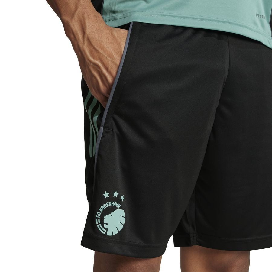 FC Copenhagen Training Shorts Tiro 25 - Black/Onix/st Fade Ocean-League Wear Hub