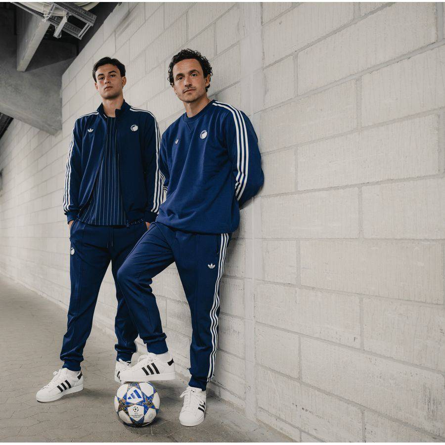 FC Copenhagen Training Trousers Terrace Icons - Night Sky/White-League Wear Hub