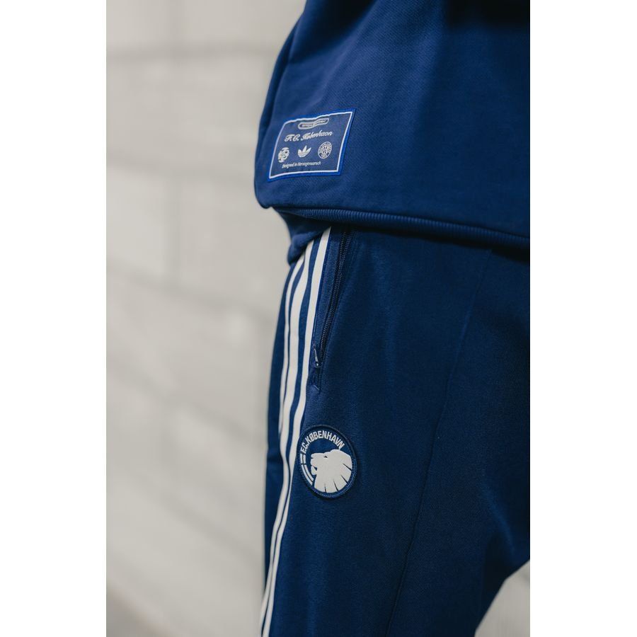 FC Copenhagen Training Trousers Terrace Icons - Night Sky/White-League Wear Hub