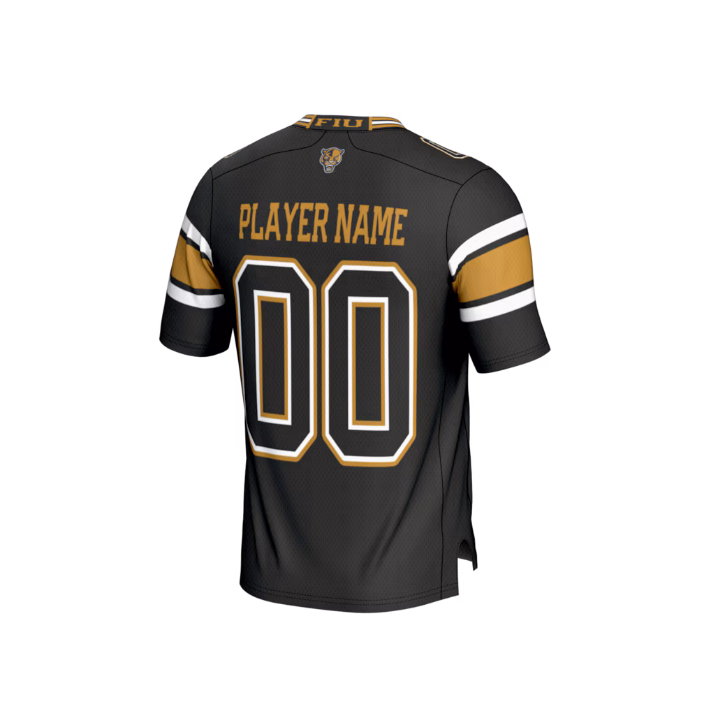 FIU Panthers Personalized Football Fashion Jersey - Black