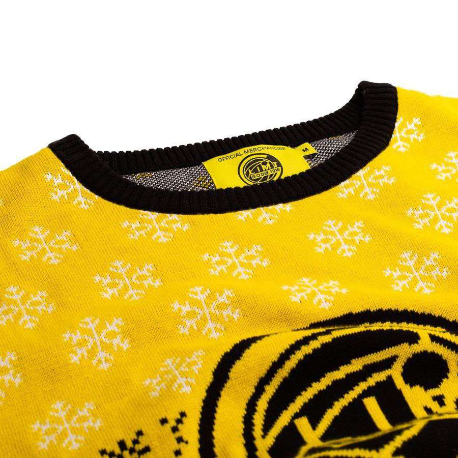 FK Bodø/Glimt Christmas Jumper 2025 - Kids Yellow-League Wear Hub