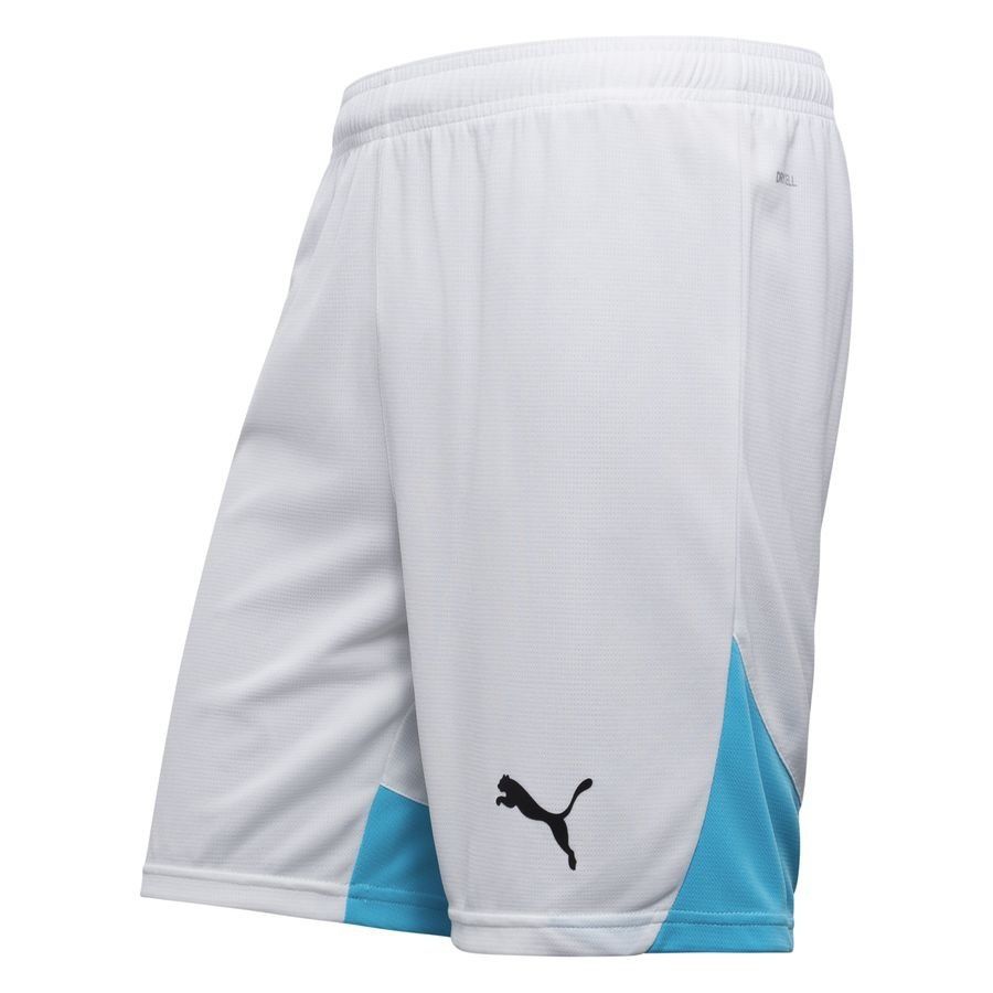 FK Bodø/Glimt Football Shorts - PUMA White/Bright Aqua-League Wear Hub