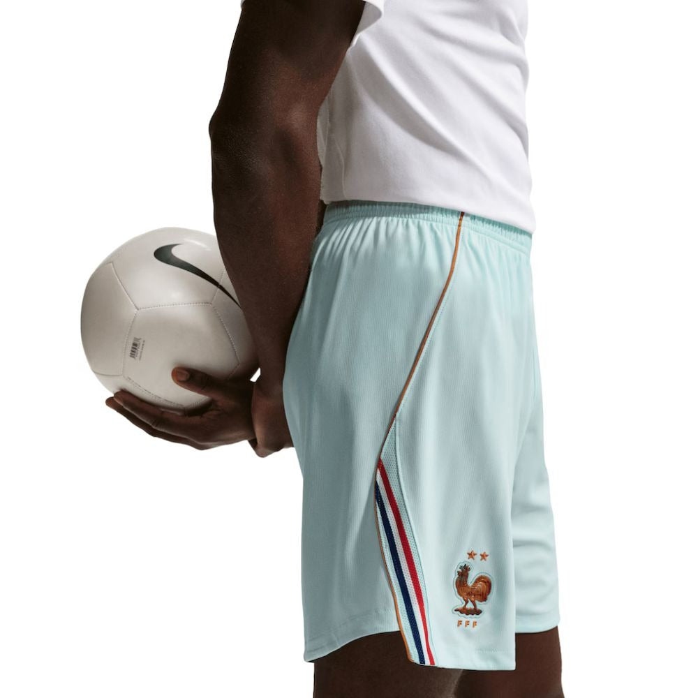 France Men's Away Shorts 25/26 Green-League Wear Hub