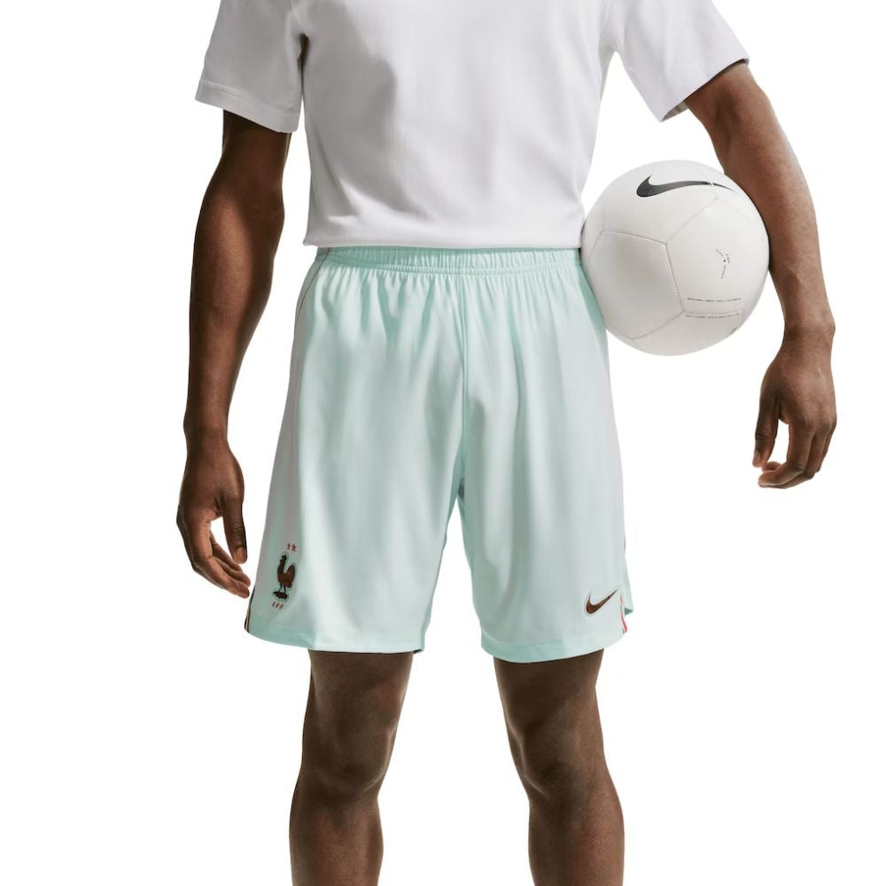 France Men's Away Shorts 25/26 Green-League Wear Hub