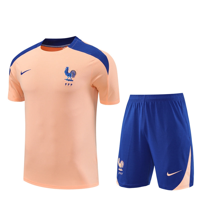 France Orange Men's/Kids' Training Jersey Short Set 25/26-League Wear Hub