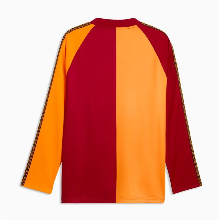 Galatasaray Football Shirt King Retro - Red/Orange Long Sleeves-League Wear Hub