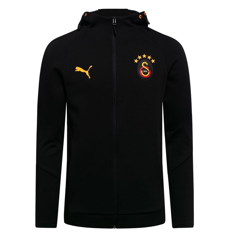 Galatasaray Jacket Evostripe - Black/Yellow-League Wear Hub