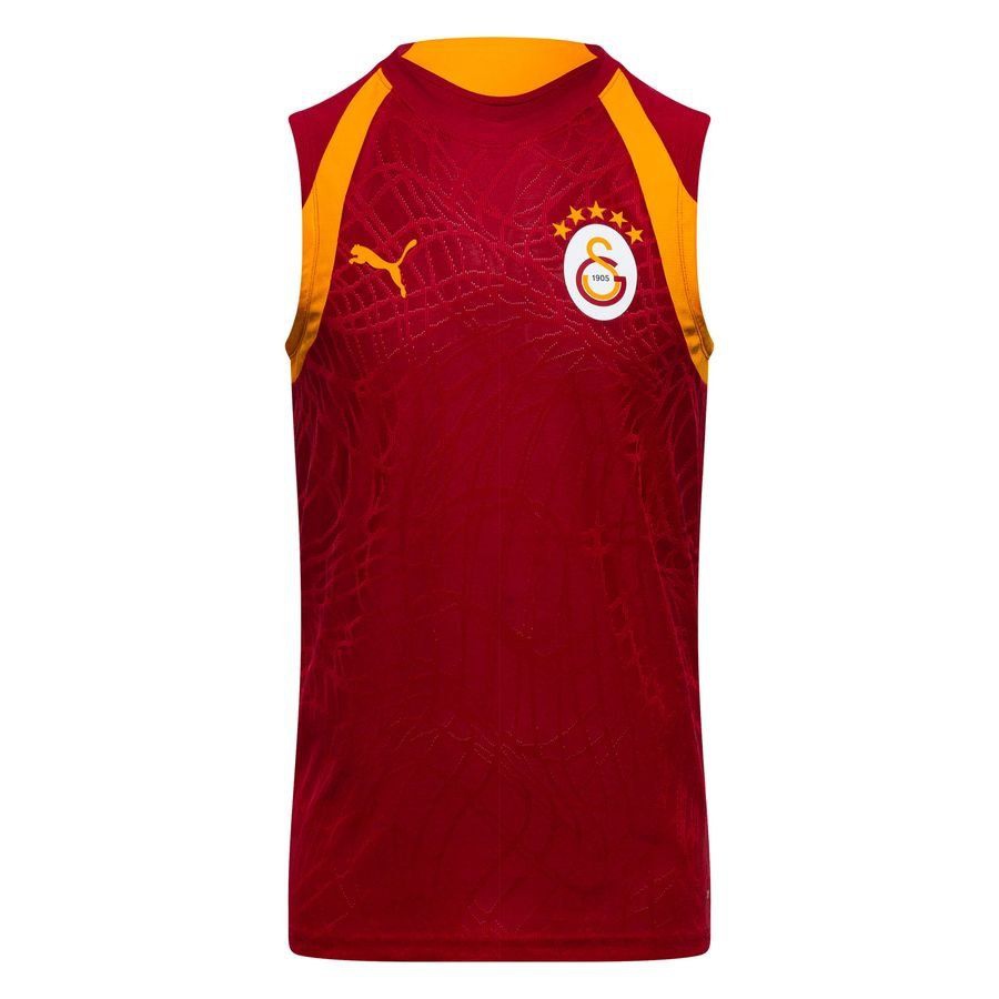 Galatasaray Training T-Shirt Sleeveless - Red/Orange-League Wear Hub