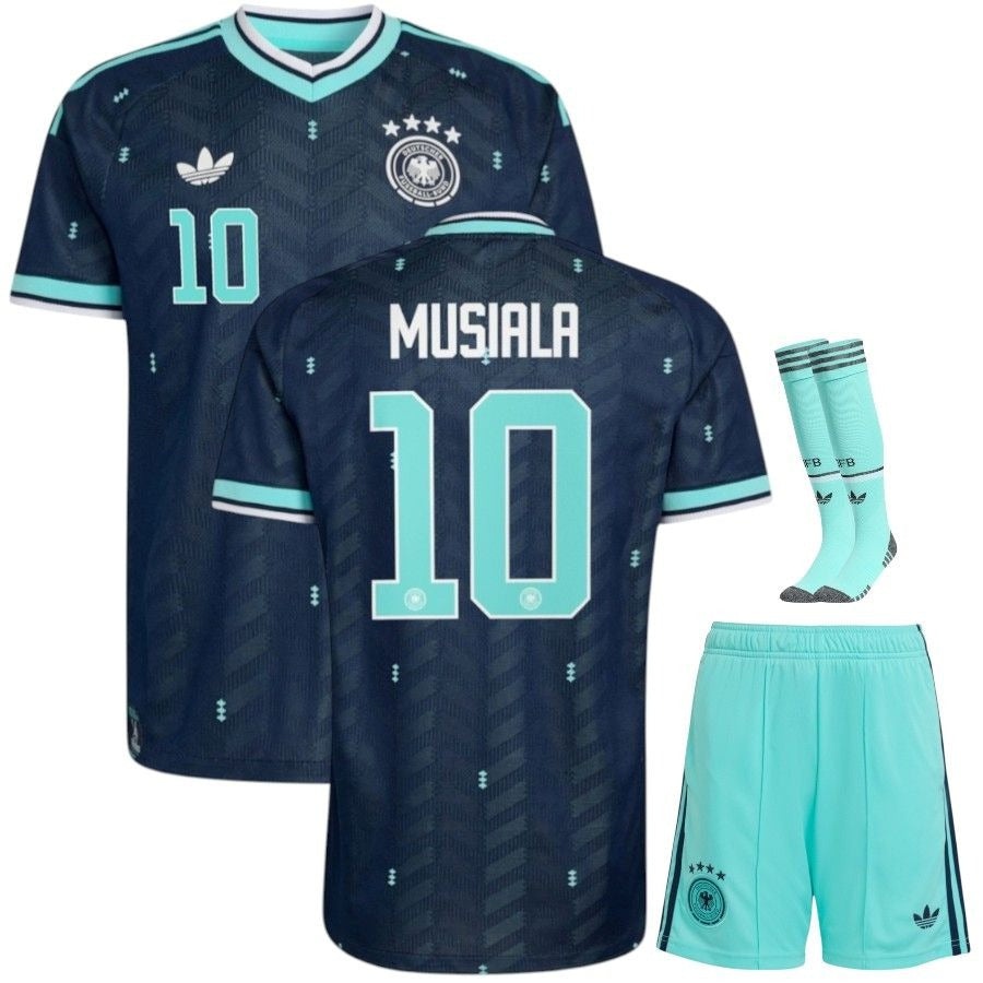 Germany Kimmich Away Kit Kids 26/27-League Wear Hub