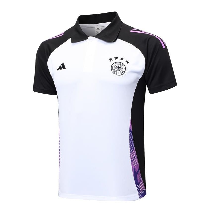 Germany Men's Polo Shirt 24/25 White-League Wear Hub