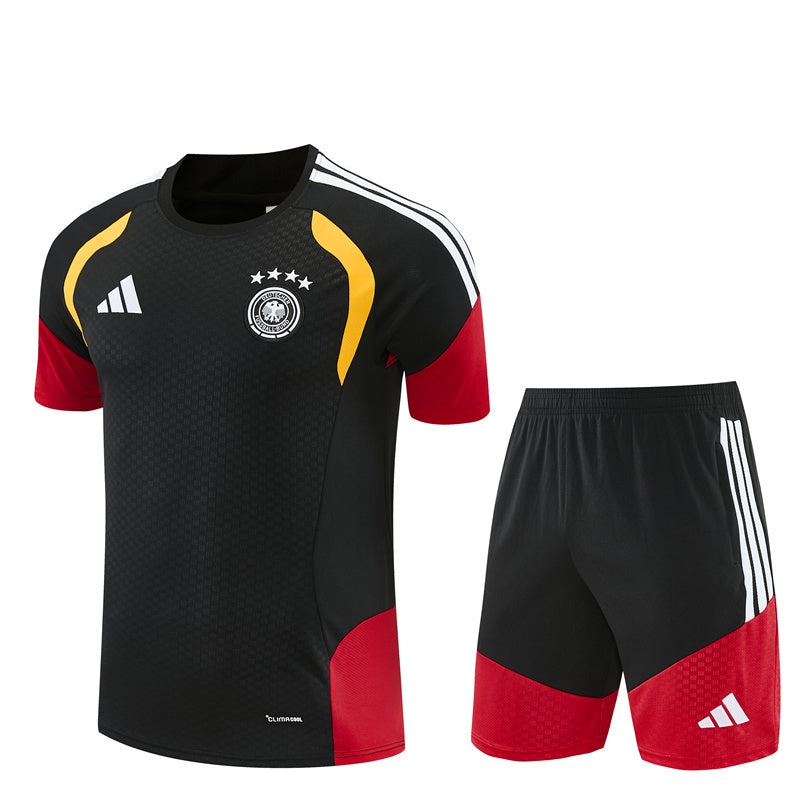Germany Men's/Kids' Shorts Jersey Set 26/27 Black-League Wear Hub