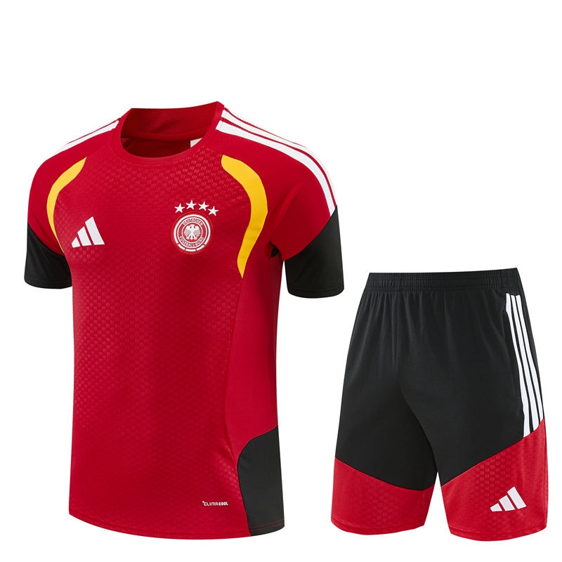 Germany Men's/Kids' Shorts Jersey Set 26/27 Red-League Wear Hub