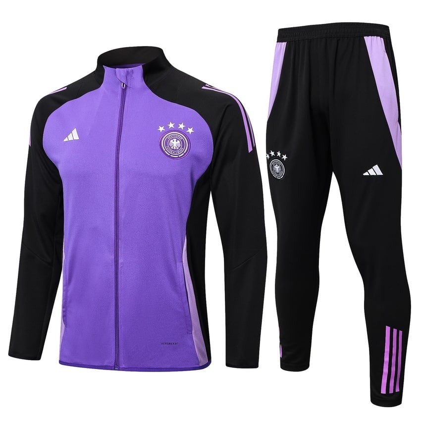 Germany Tracksuit Jacket Men's/Kids' 24/25 Purple-League Wear Hub