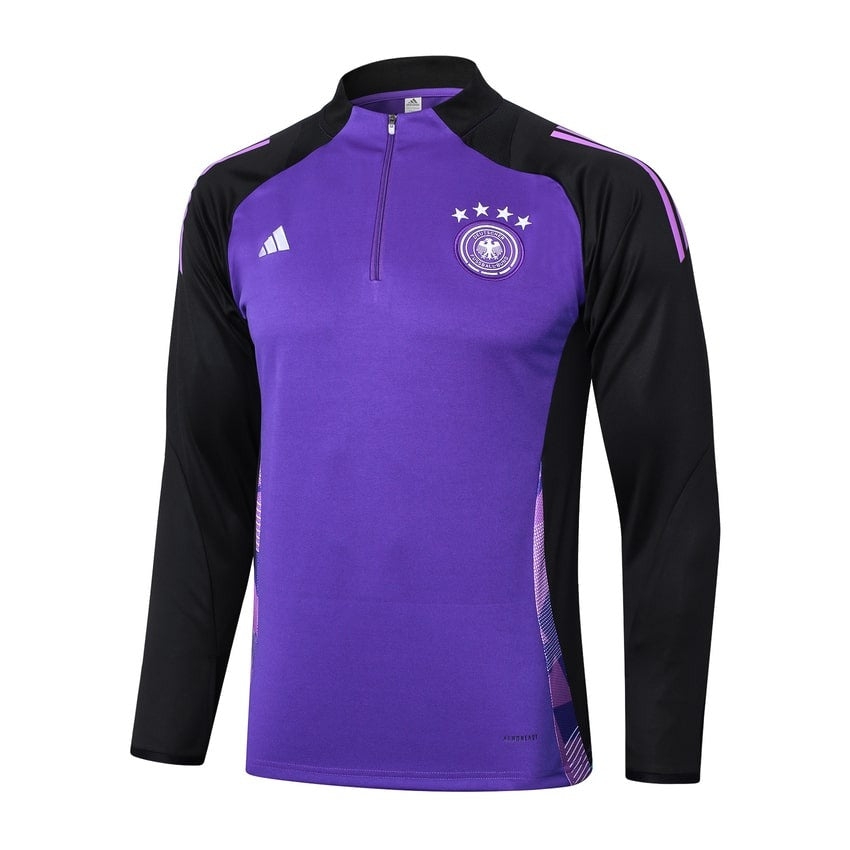 Germany Training Tracksuit Men/Kids 24/25 Black Purple-League Wear Hub