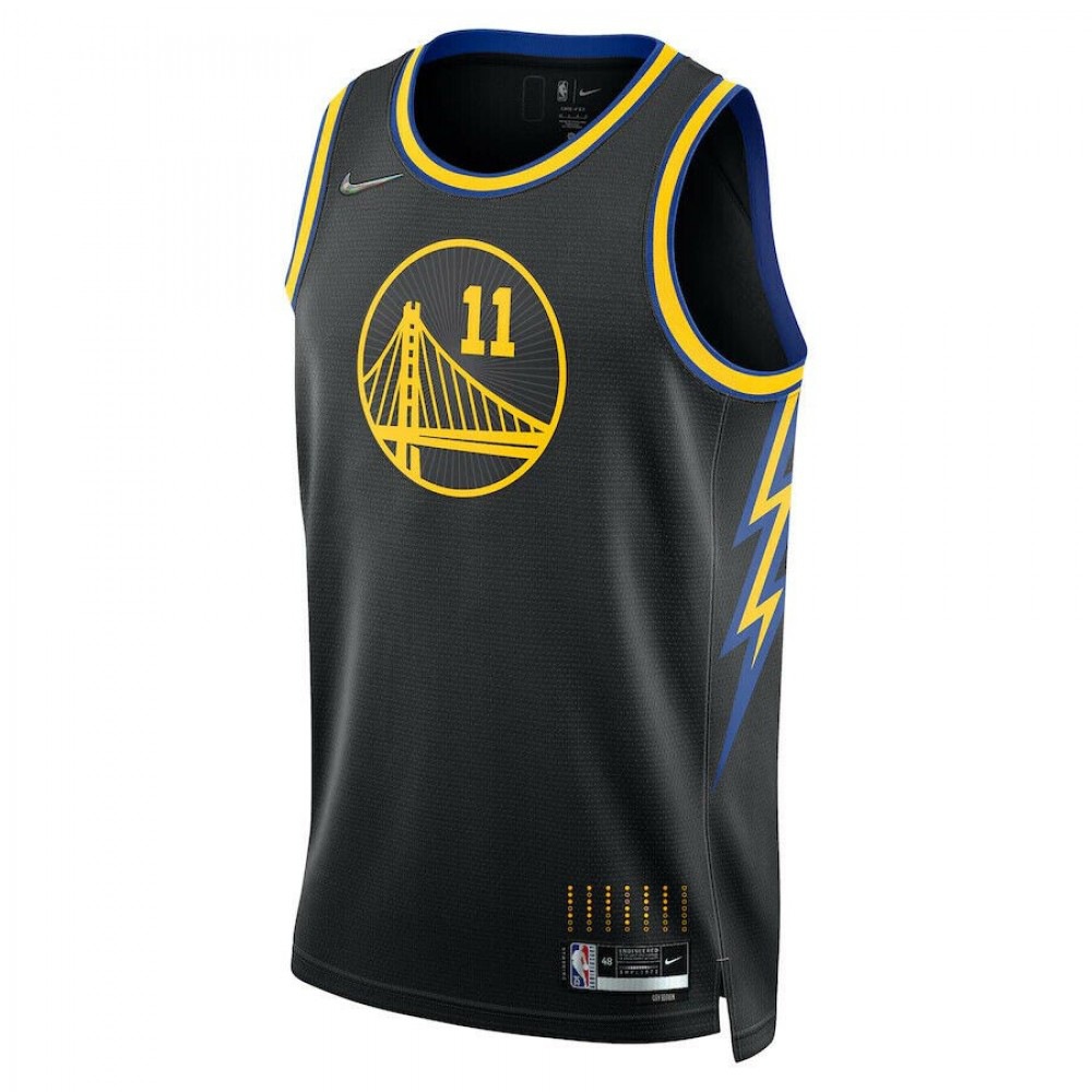 Men's Golden State Warriors Klay Thompson #11 Black 21/22 Swingman Jersey - City Edition-League Wear Hub