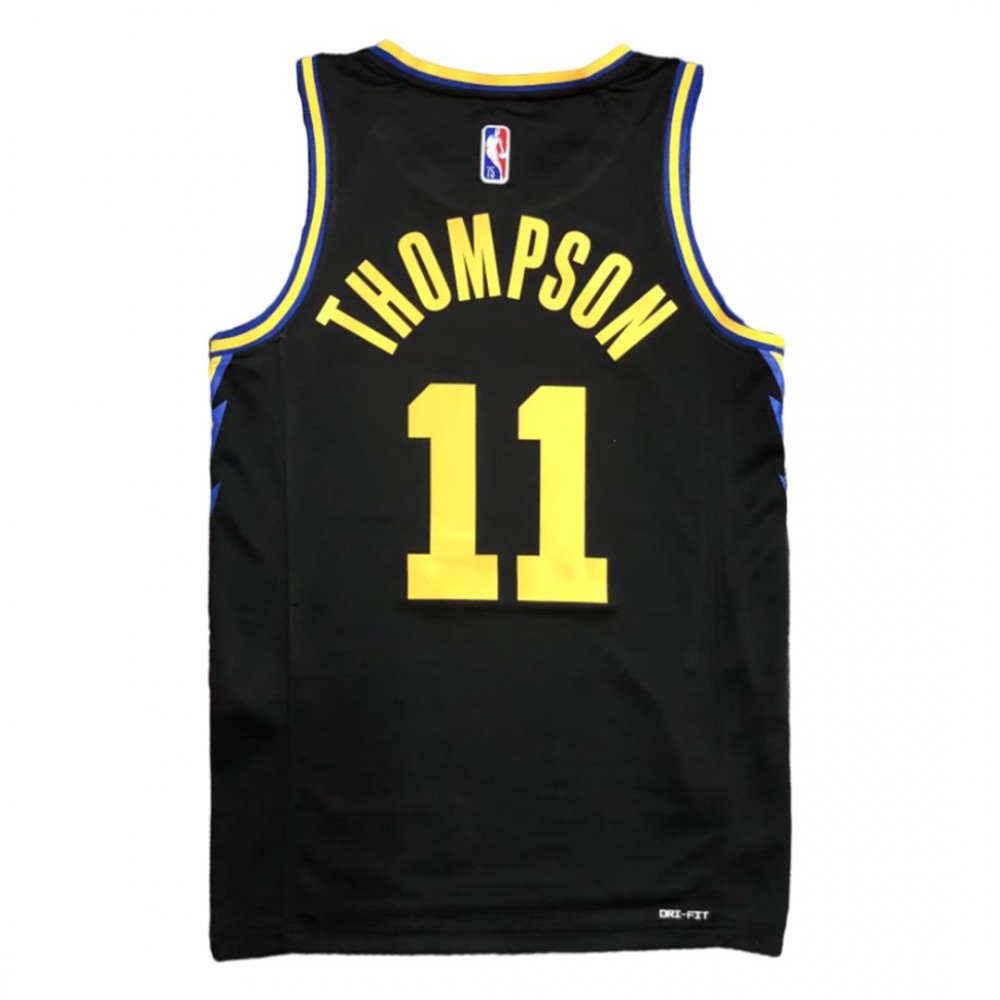 Men's Golden State Warriors Klay Thompson #11 Black 21/22 Swingman Jersey - City Edition-League Wear Hub