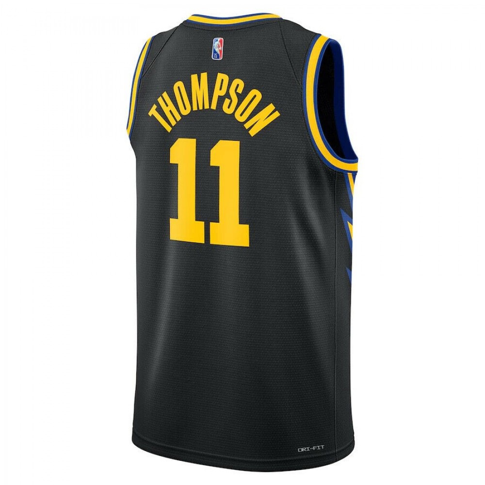 Men's Golden State Warriors Klay Thompson #11 Black 21/22 Swingman Jersey - City Edition-League Wear Hub