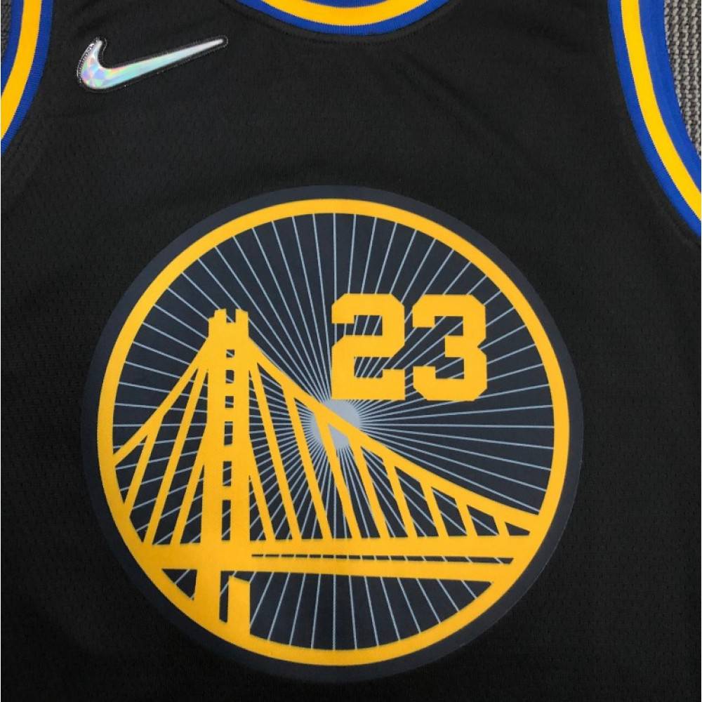 Men's Golden State Warriors Warriors Green #23 Nike Black 21/22 Swingman NBA Jersey - City Edition-League Wear Hub