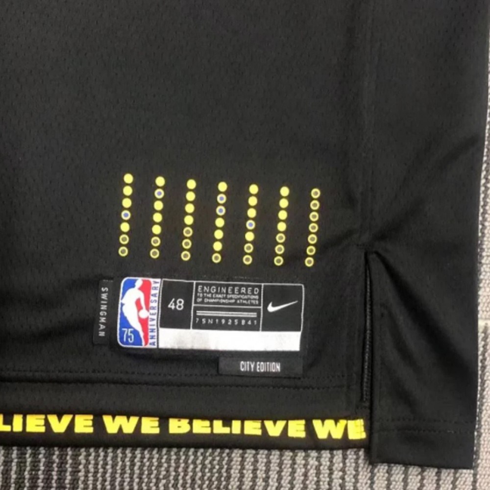 Men's Golden State Warriors Andre Iguodala #9 Black 21/22 Swingman Jersey - City Edition-League Wear Hub