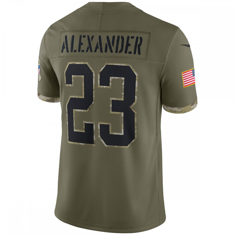 Jaire Alexander Green Bay Packers Nike 2022 Salute To Service Limited Jersey - Olive-League Wear Hub