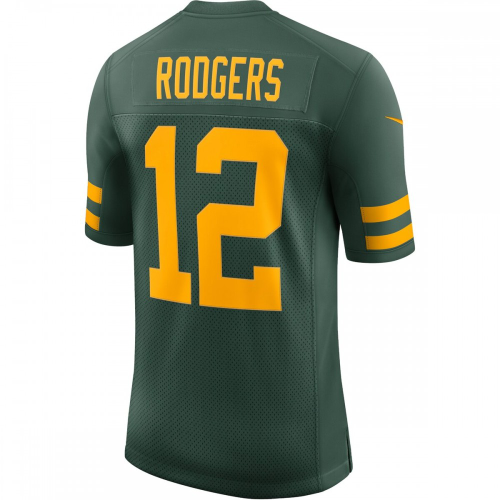 Aaron Rodgers Green Bay Packers Nike Alternate Vapor Limited Player Jersey - Green-League Wear Hub