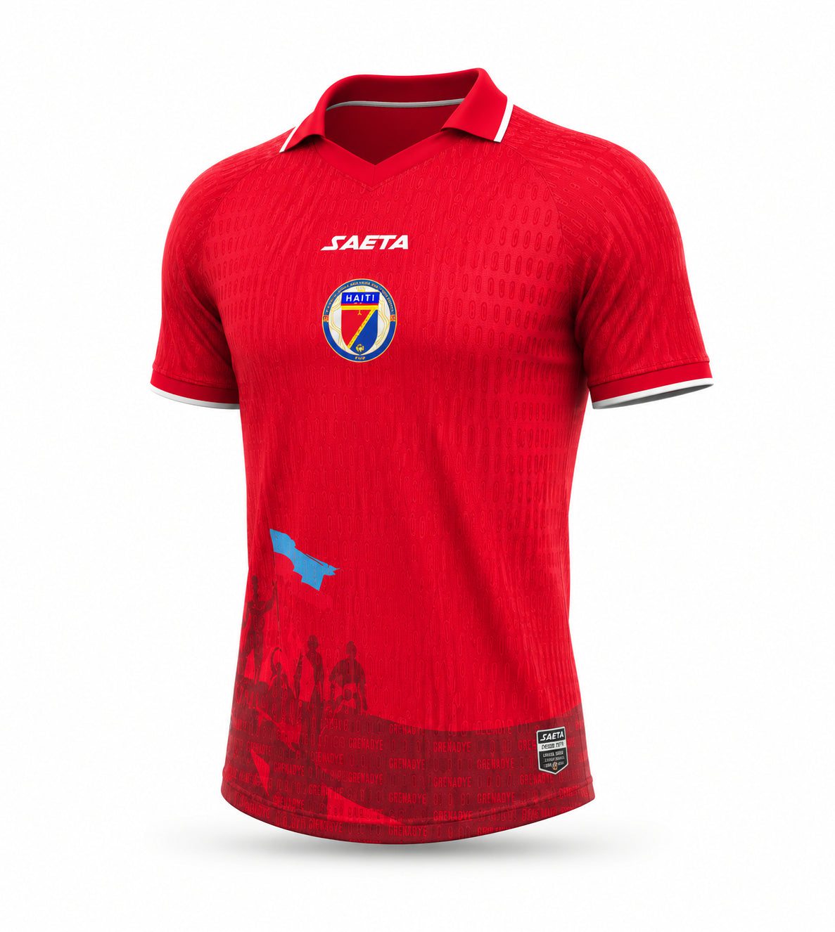 Haiti Men's Third Jersey Red 25/26-League Wear Hub