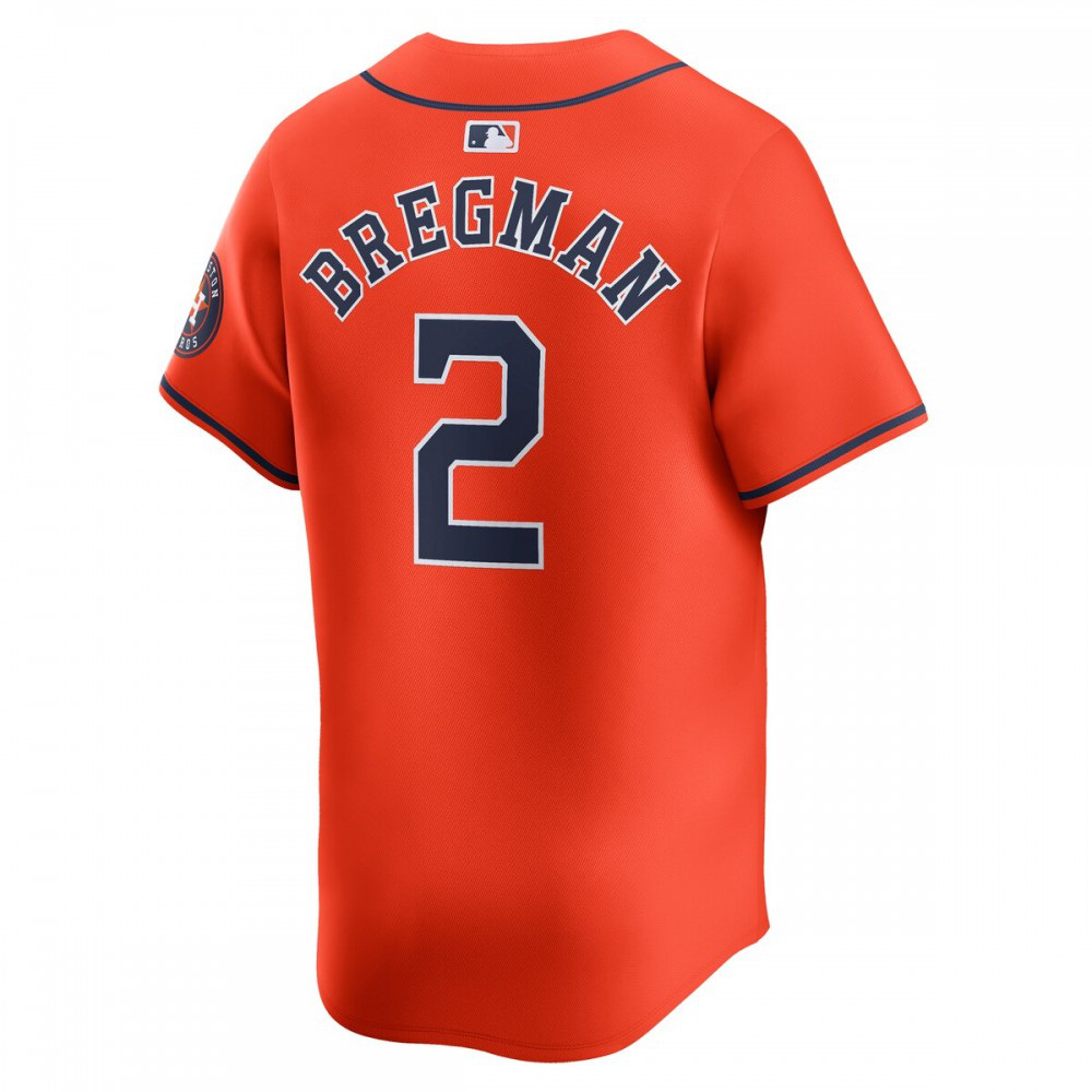Alex Bregman Houston Astros Nike Alternate Limited Player Jersey – Orange-League Wear Hub