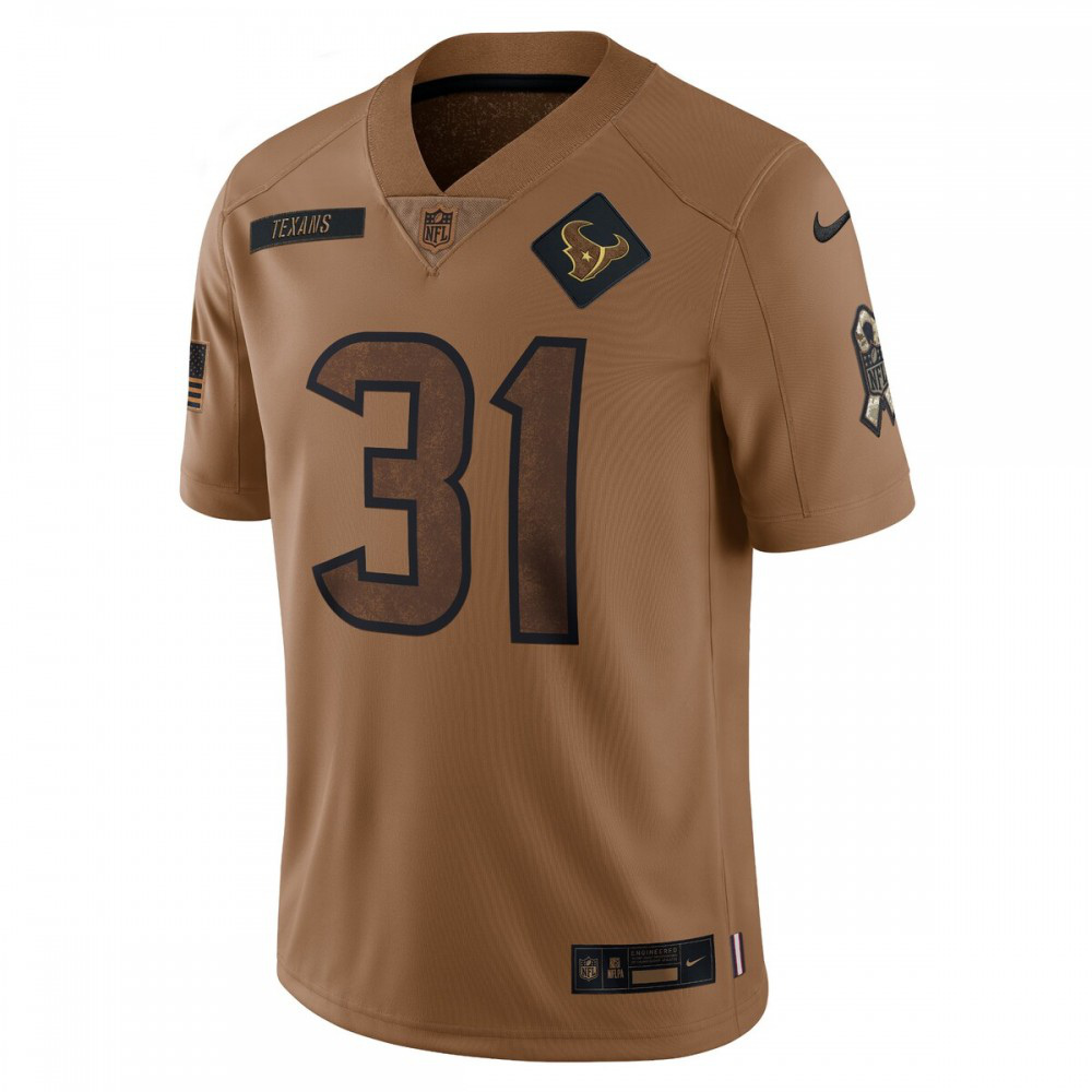 Dameon Pierce Houston Texans Nike 2023 Salute To Service Limited Jersey - Brown-League Wear Hub